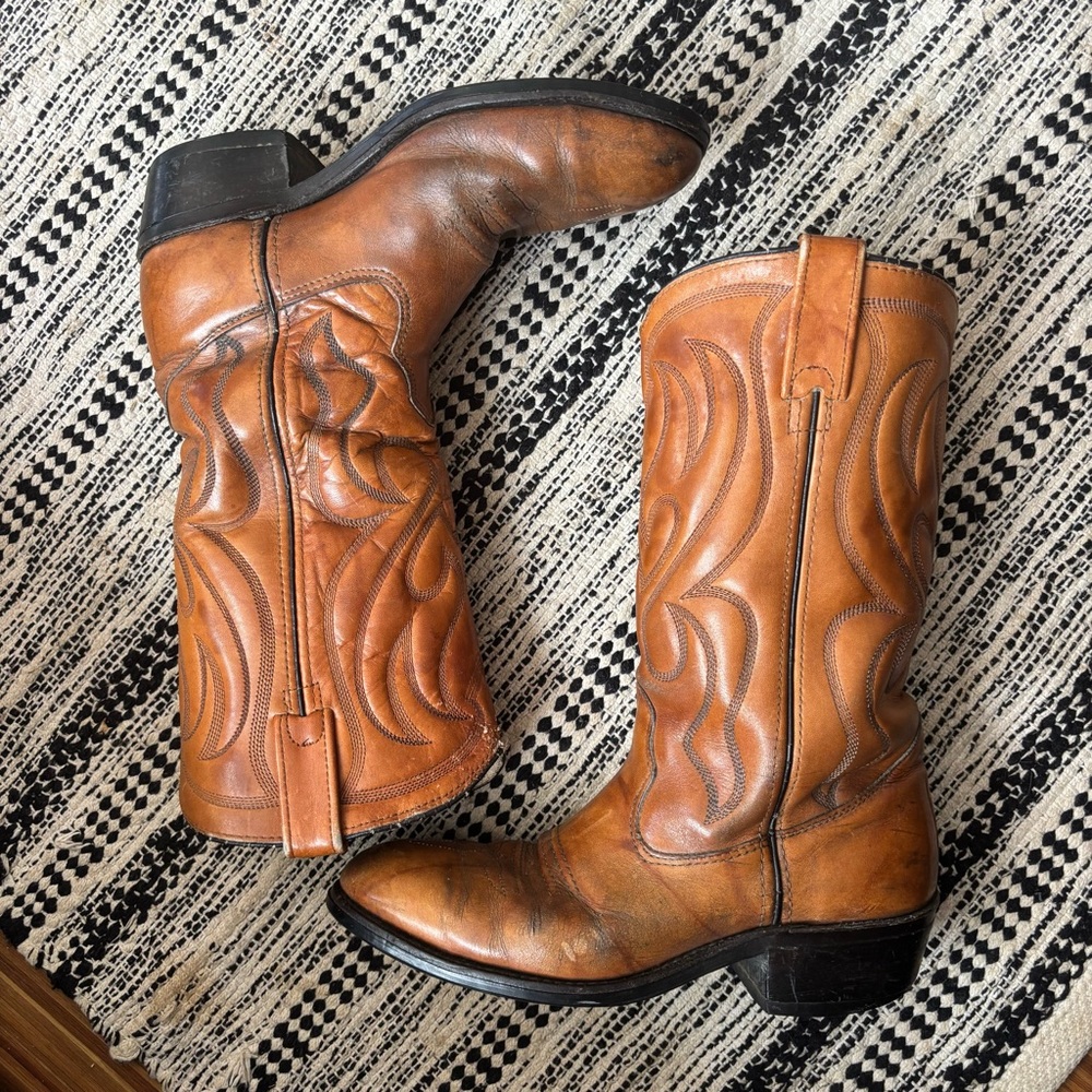 Iron Age Boots Mens Size 7D Pull On Safety Cowboy Western Work Outdoor Steel Toe